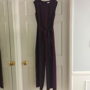 NY&Co Plum Jumpsuit